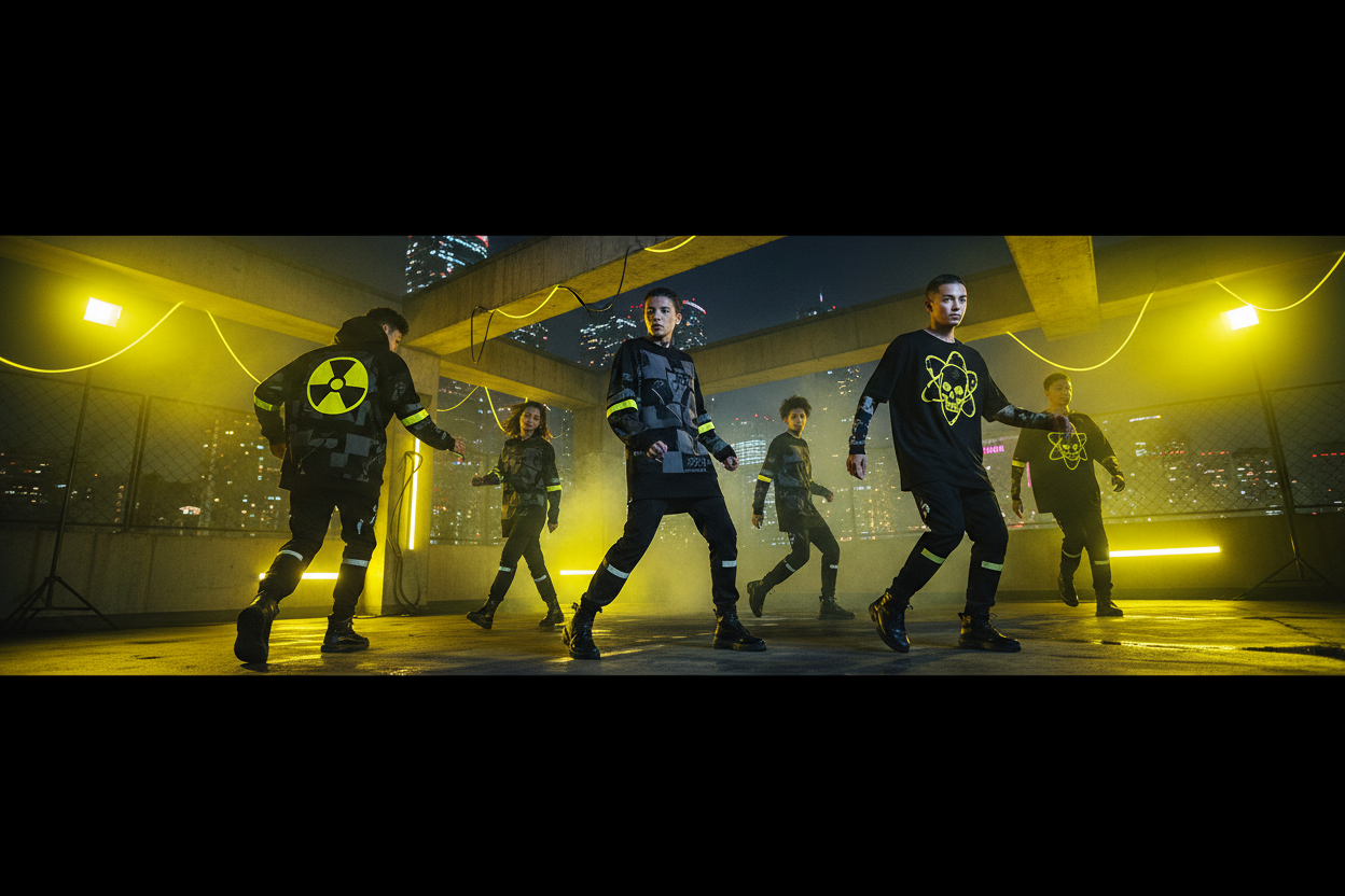 Radioactive Clothing Website Header